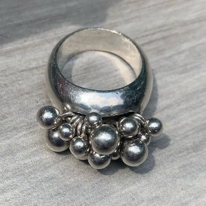 Vintage Silpada SS ChaCha Ring Size 8.5